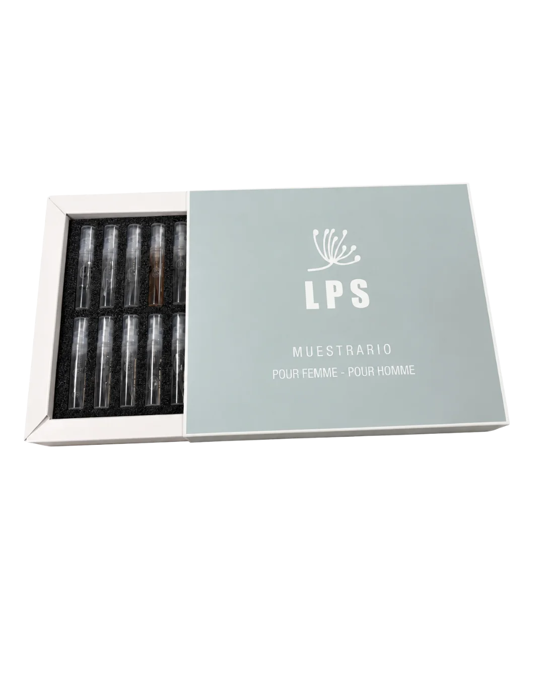 Caja de muestras incluida en el pack
