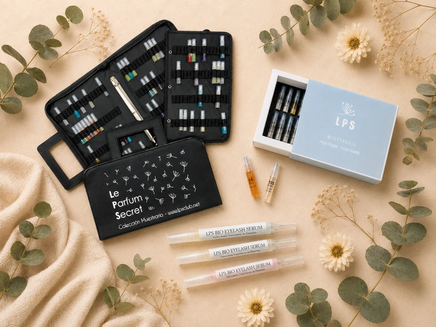 Muestrarios y packs para probar nuevos aromas