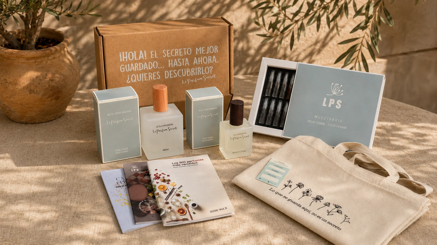 Pack de bienvenida de Alta Perfumería LPS Club
