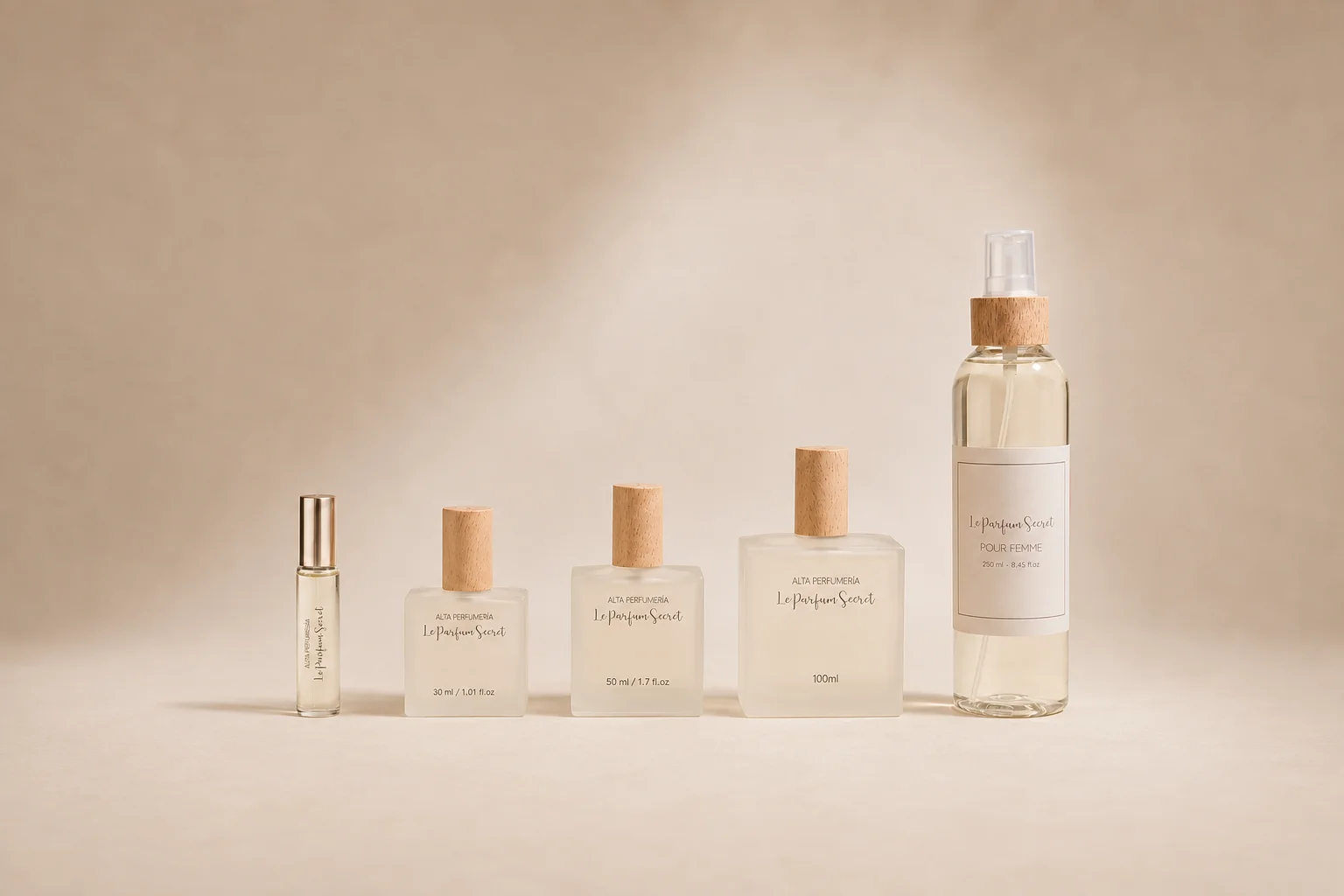 Formatos disponibles de perfumería LPS Club